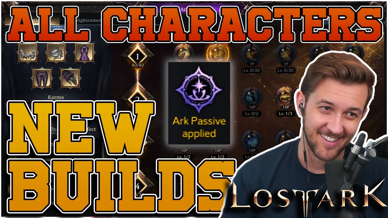 NEW BUILDS FOR EVERY CHARACTER!! Lost Ark - Ark Passive UNIVERSAL Update