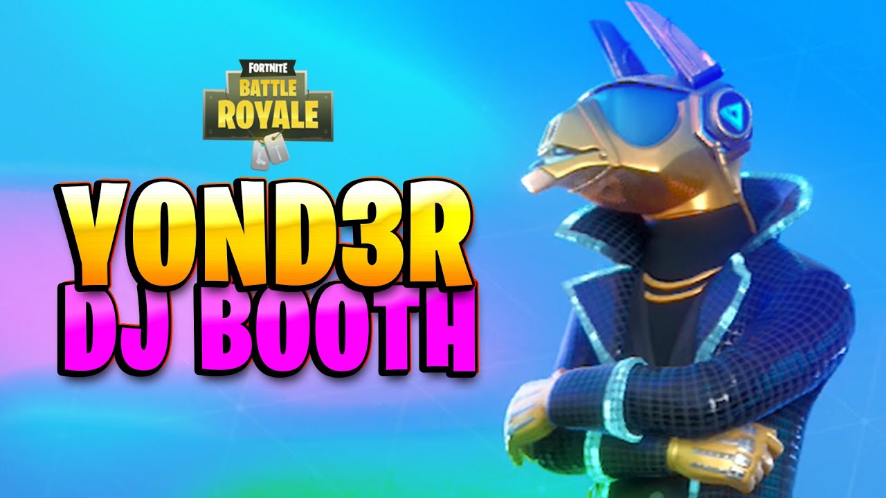 Dance behind a DJ Booth with the YOND3R outfit (Fortnite Season 10 - Boogie Down Challenge)