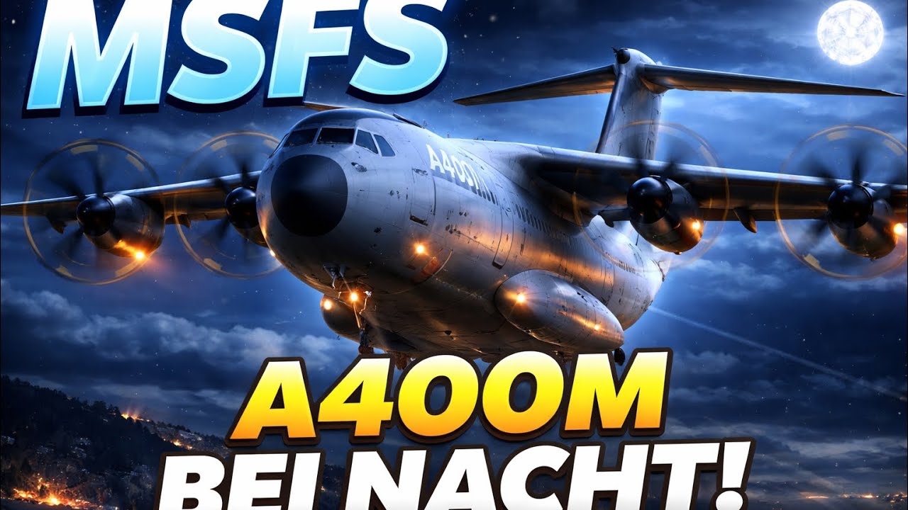MSFS | Bisschen Fliegen durch die Nacht🌃 | Spastenverein