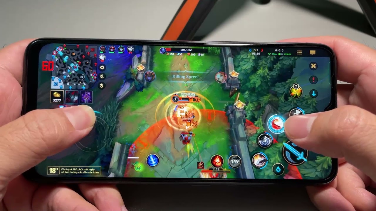 Test Game LOL Wild Rift on Realme C25 Mediatek Helio G70