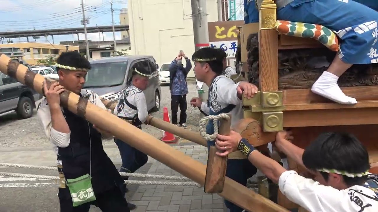 潮来特別曳き廻し/午後/貮丁目の曳き廻し