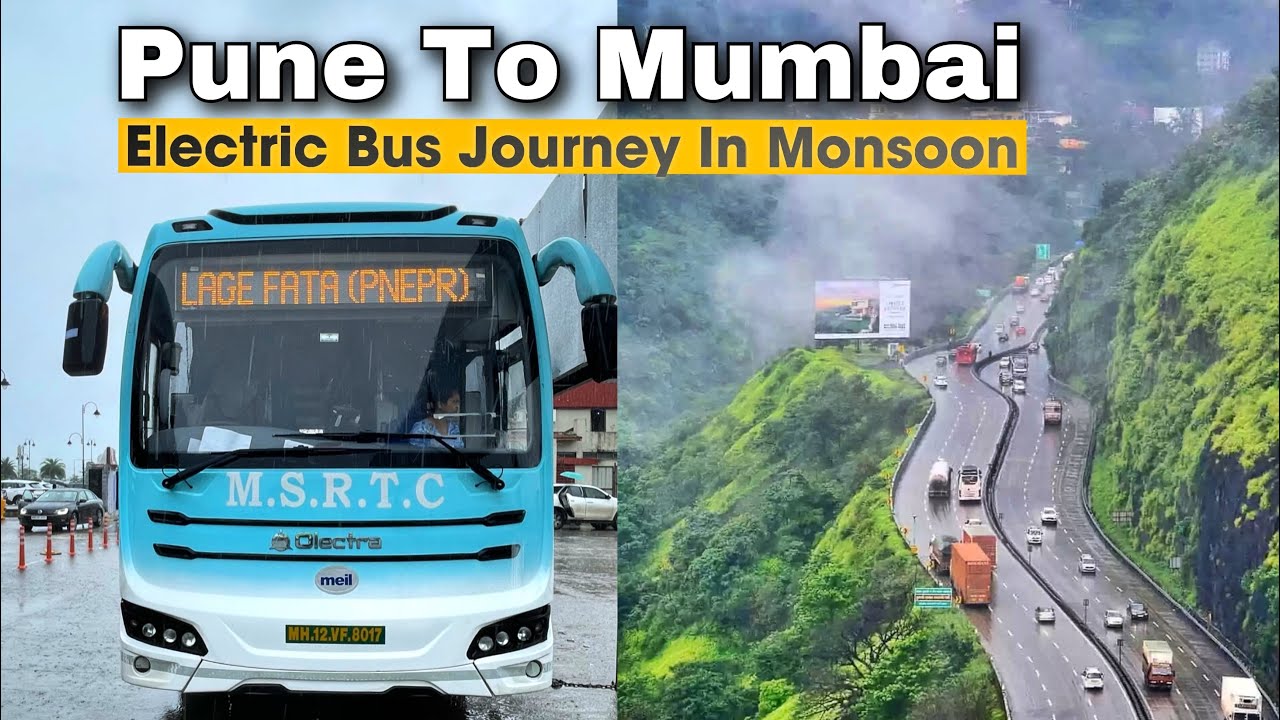 Pune to Mumbai in MSRTC Electric Bus
