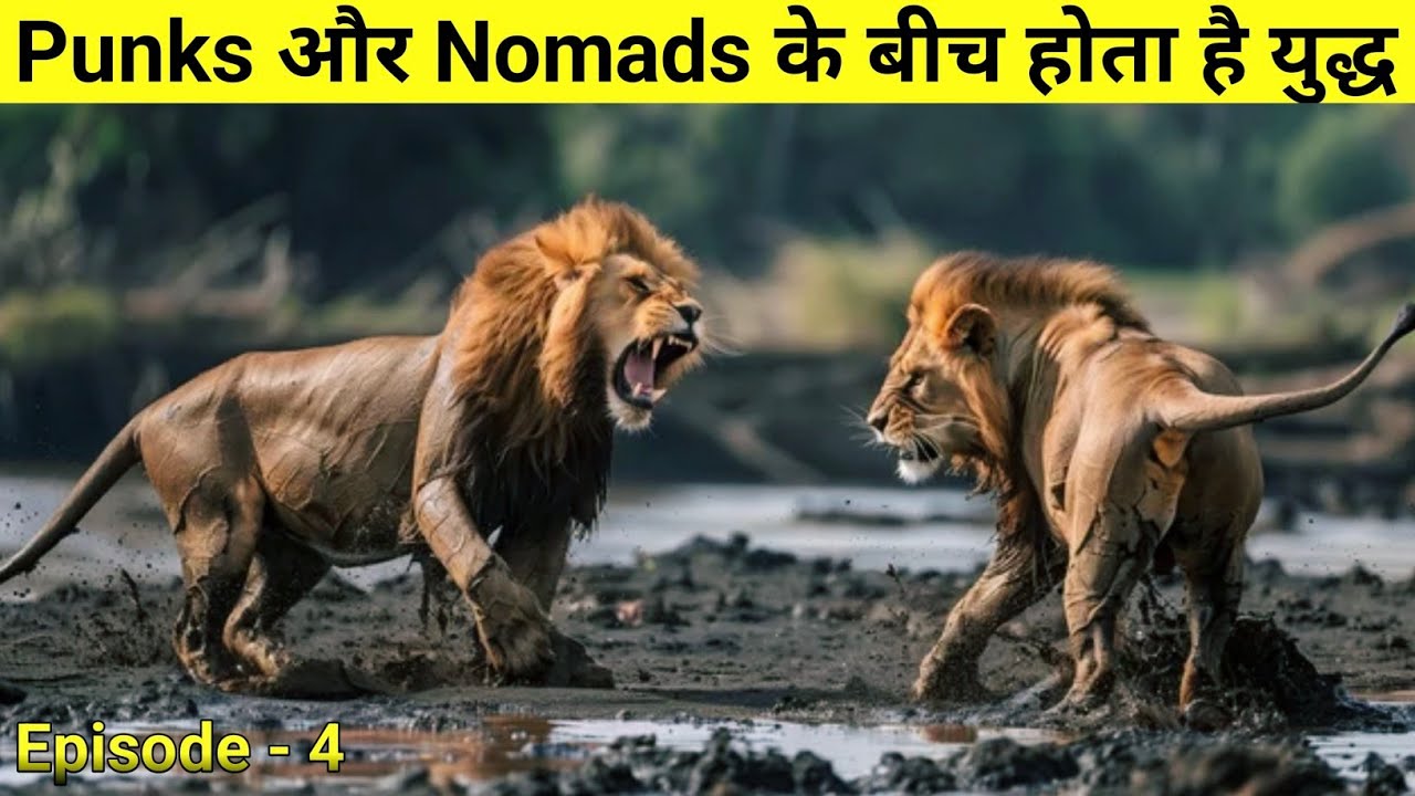 Punks Lions और Nomads Lions  के बीच होता है घमासान युद्ध || The True Story Of Lion Brothers ||