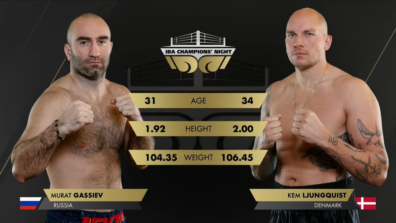 90,7+kg Murat GASSIEV (RUS) vs Kem LJUNGQUIST (DEN) | IBA Champions’ Night | October 26, 2024
