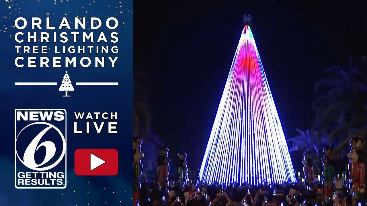 Orlando hosts Christmas Tree lighting ceremony at Lake Eola