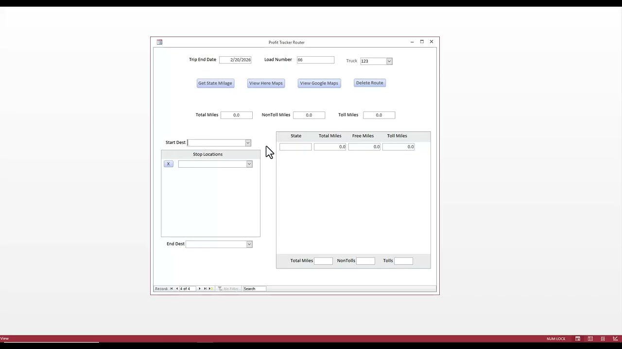 Profit Tracker Router