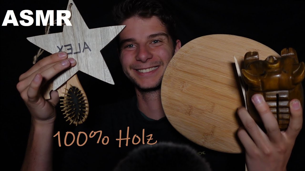 ASMR 100% Wood Triggers 🖐 [DE/GER]