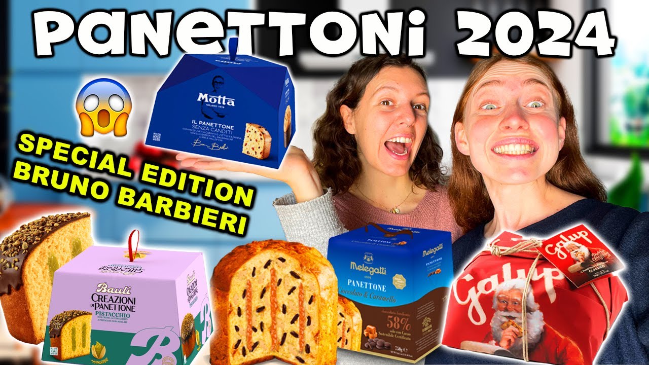 PROVIAMO I PANETTONI NOVIT&Agrave; del 2024 🎄 Bruno Barbieri, Motta, Bauli