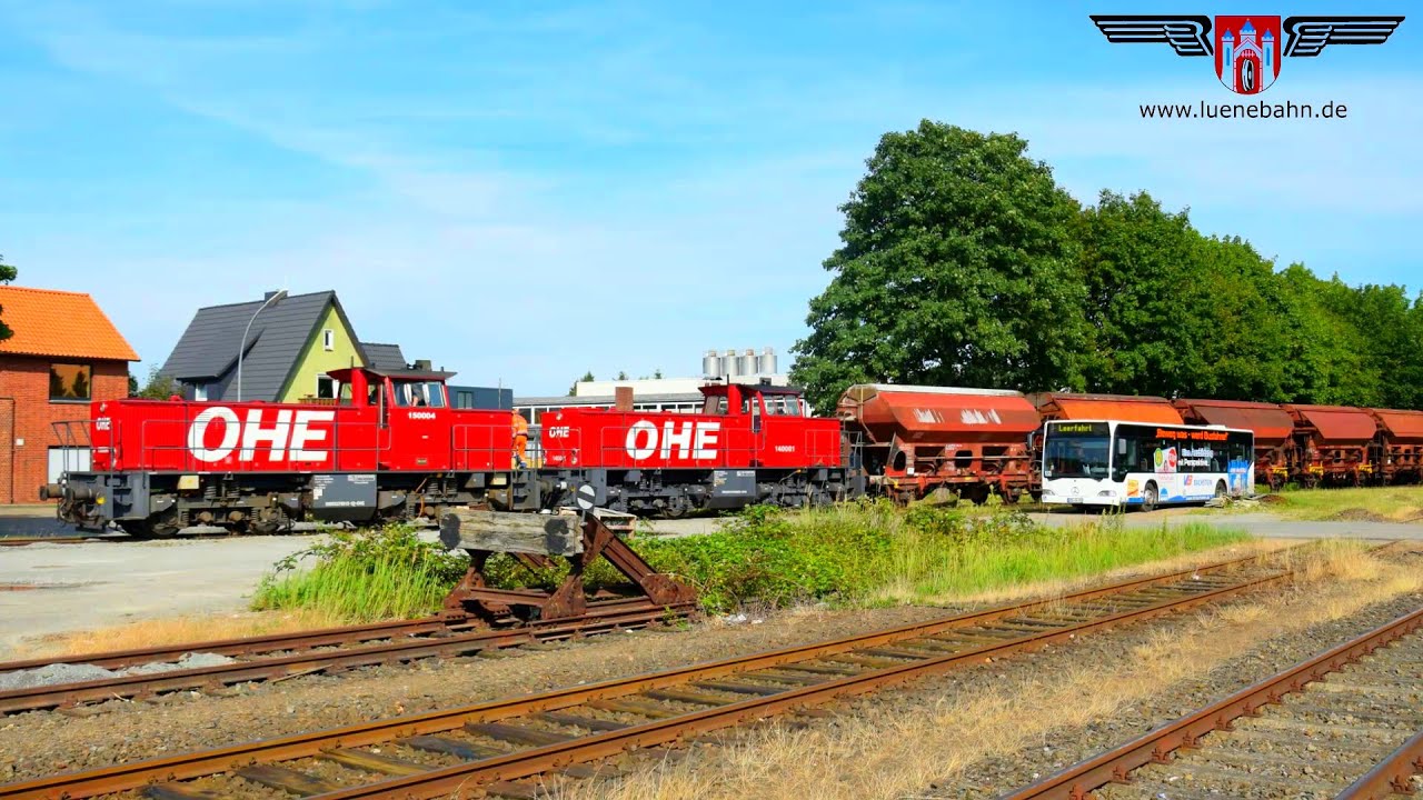 OHE-Doppeltraktion fährt Kali von Soltau nach Winsen