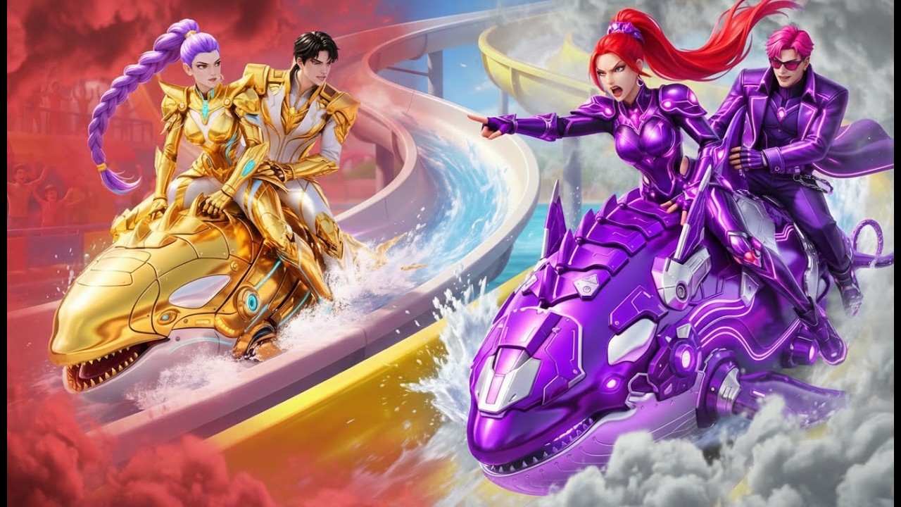 😱🔥 OMG! Golden Family VS Violet Family | RUMI Wins the Magic Orca Racing Championship | KPDH