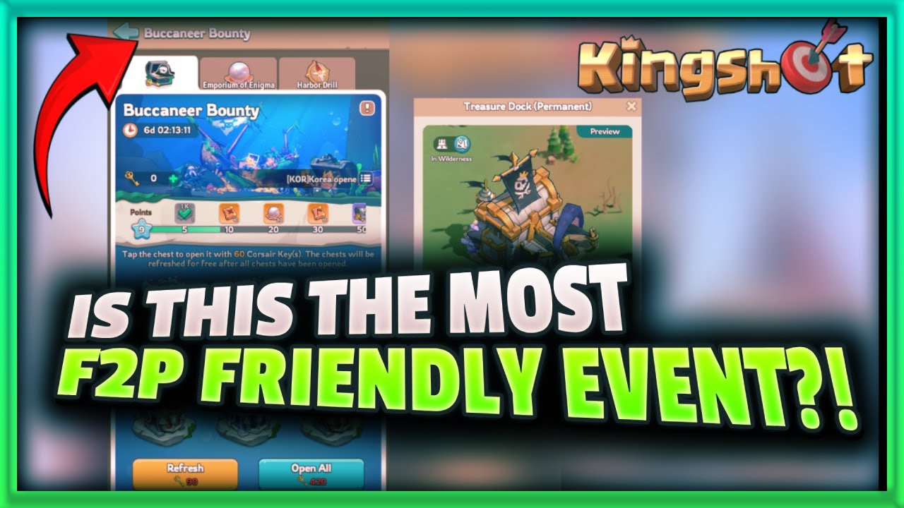 Kingshot Buccaneer Bounty Event is CRAZY F2P Friendly But There's a Catch
