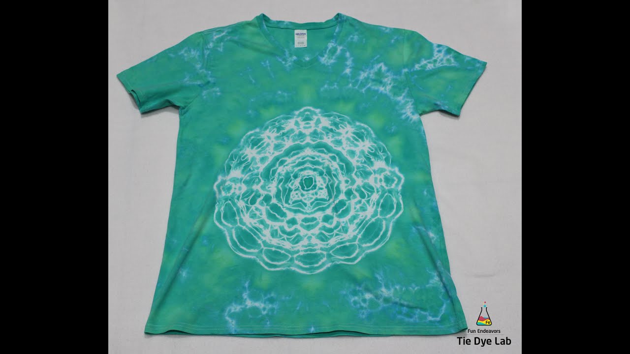 How To Make A Single Color Mandala Tie  Dye Shirt