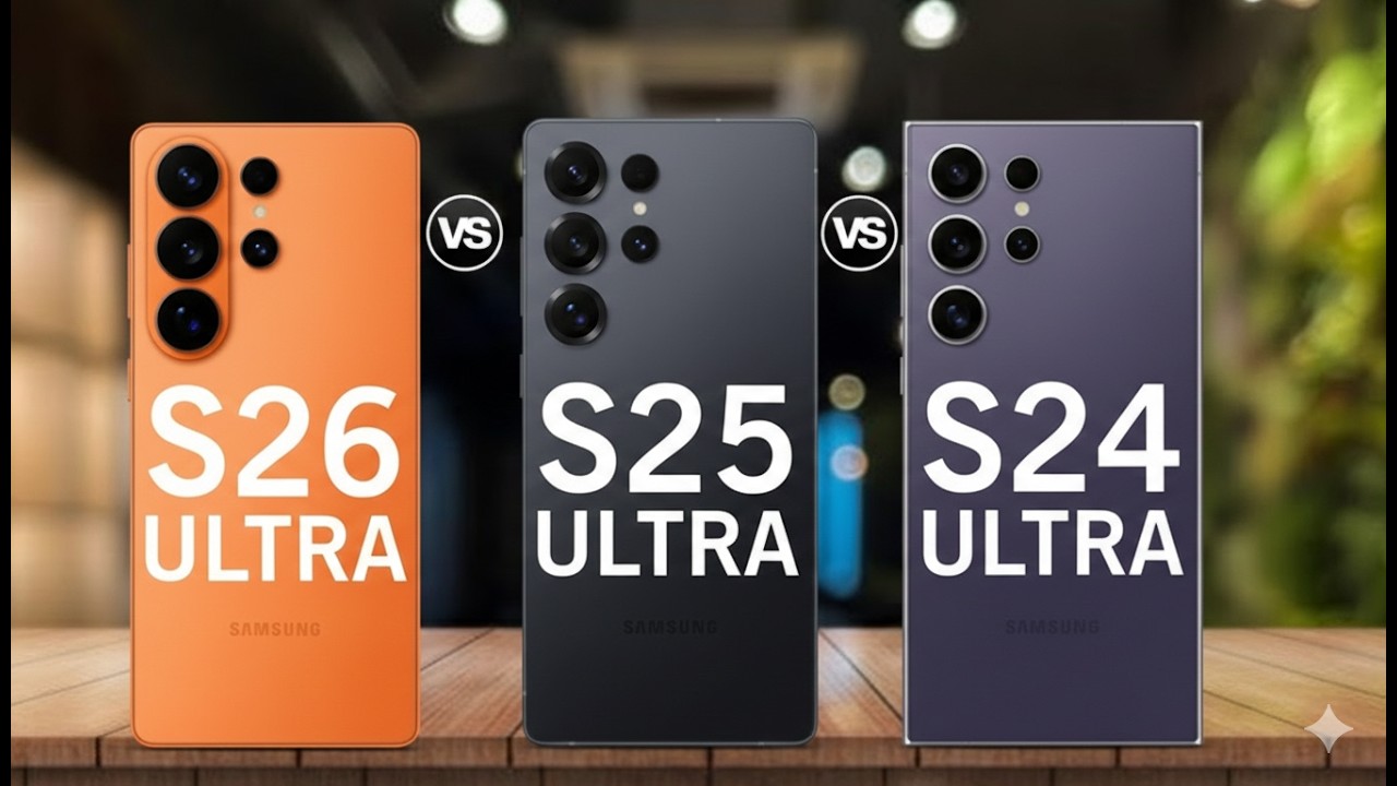 Samsung Galaxy S24 Ultra vs S25 Ultra vs S26 Ultra – Full Comparison 2026!