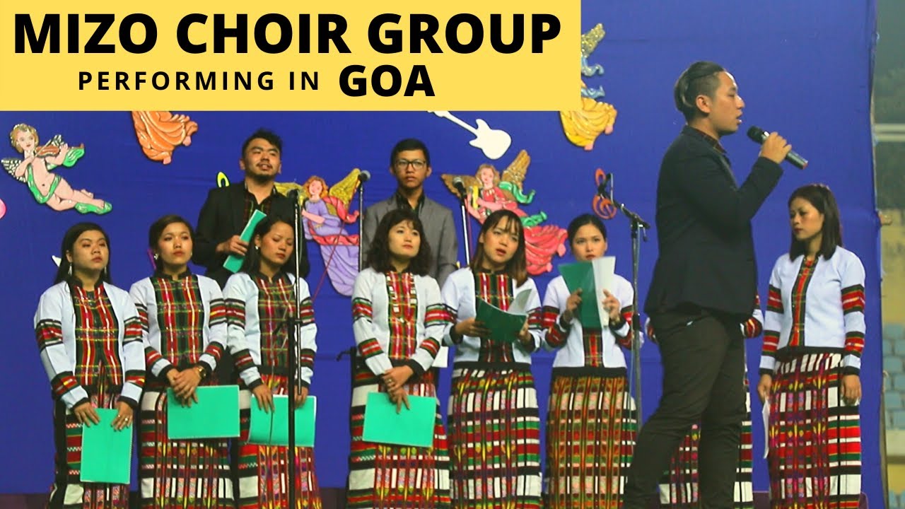Christmas Eve - St Mary's Choir, Mizoram, India performing in Goa