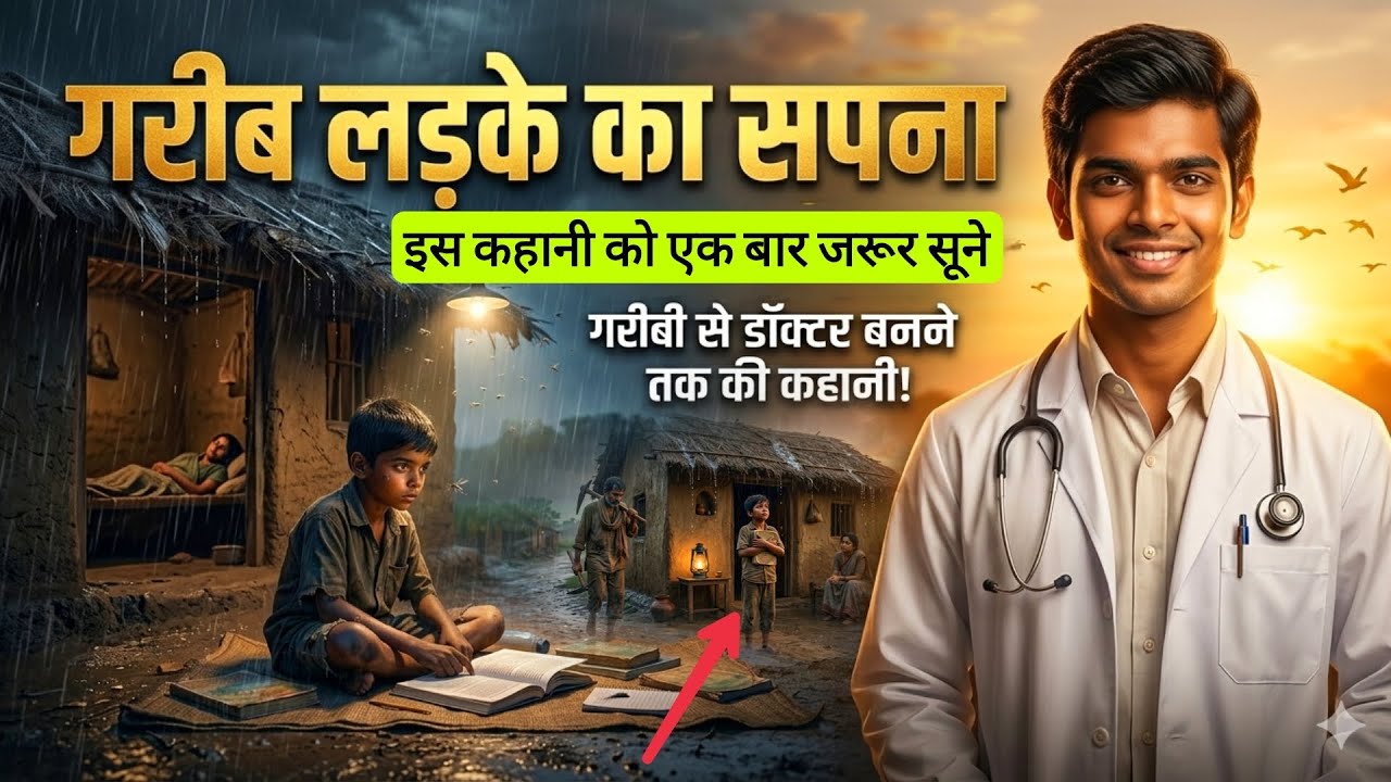 गरीबी से डॉक्टर बनने तक | दिल छू लेने वाली कहानी | motivational story in hindi #motivation #story 