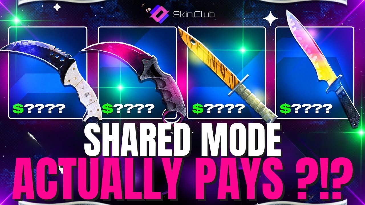 SHARED MODE ONLY PAYS INSANE?!? (SKIN CLUB)