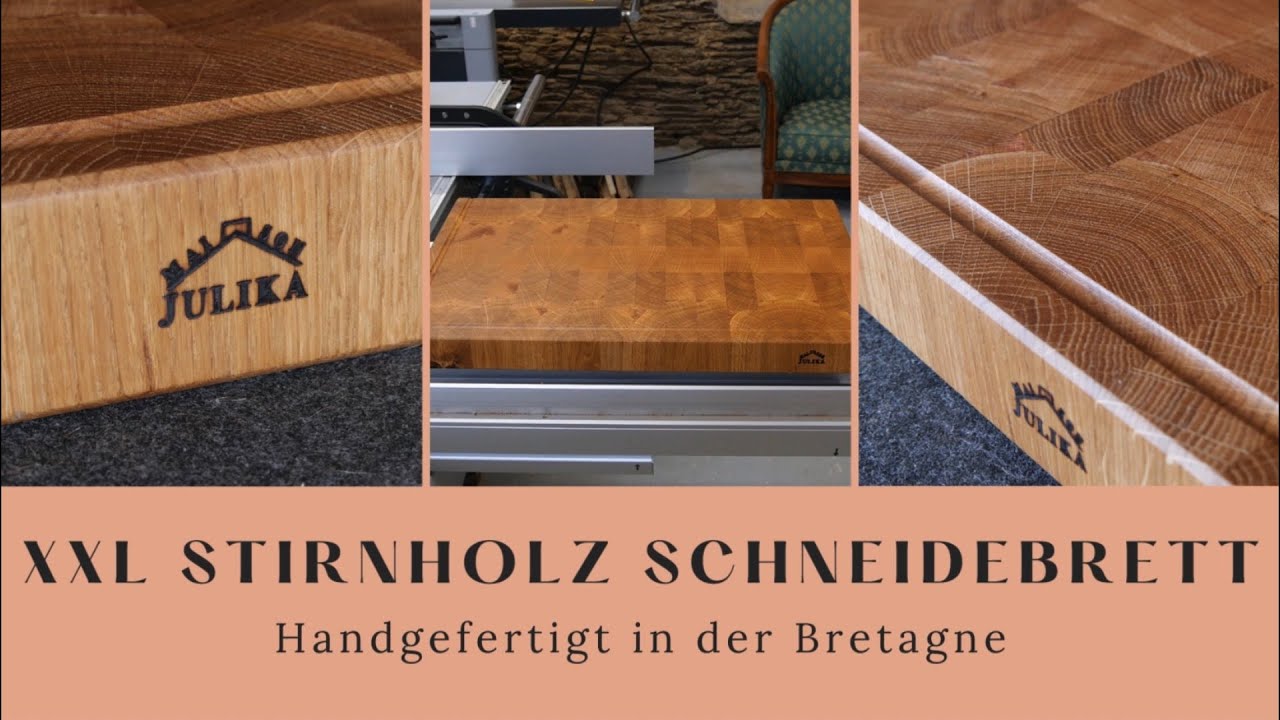 Schritt für Schritt zum XXL Stirnholz-Schneidebrett 🔪