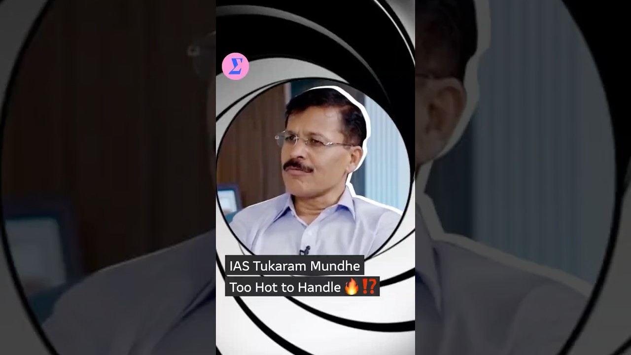 IAS Tukaram Mundhe takes a stand