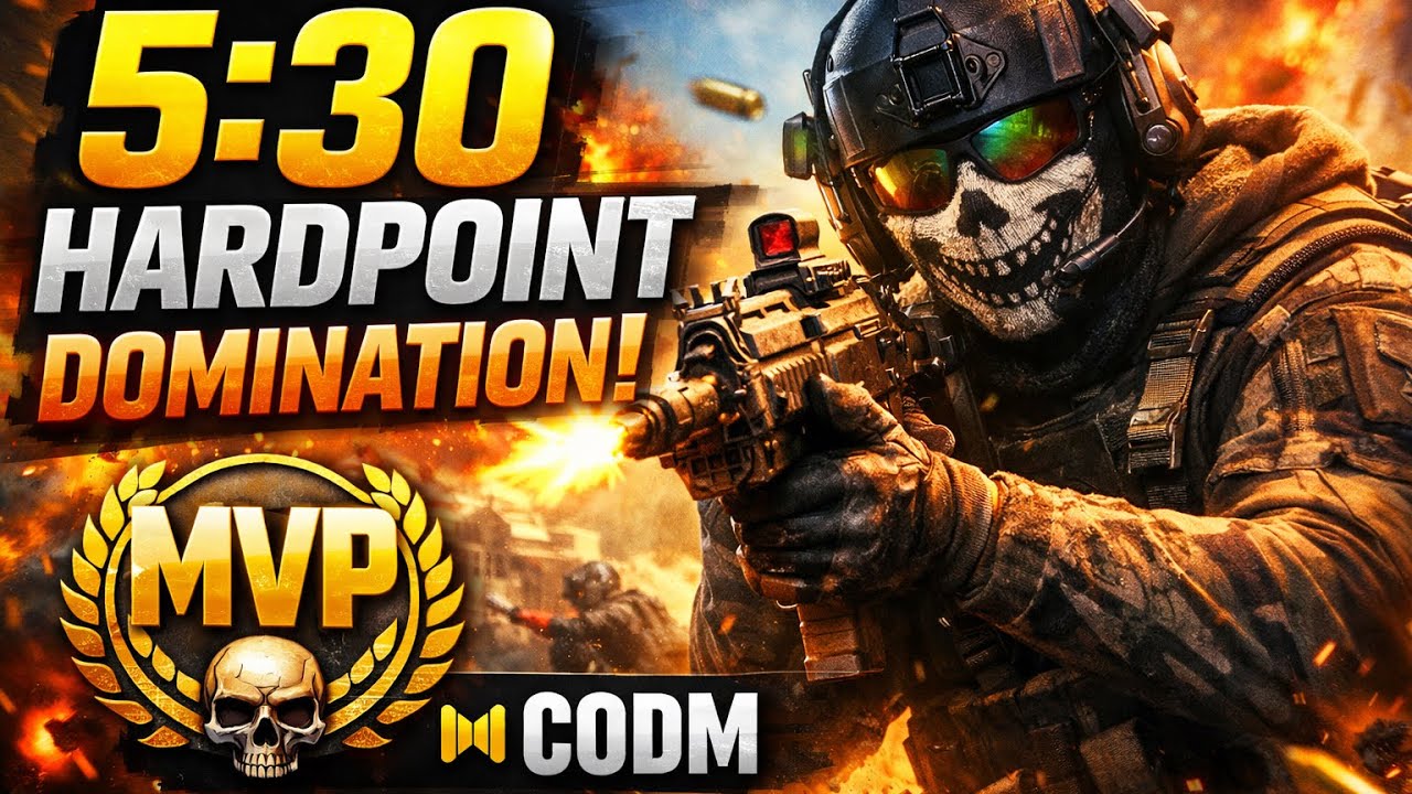 Hardpoint Lobby Destroyed in 5:30 💀 MVP Performance | CODM