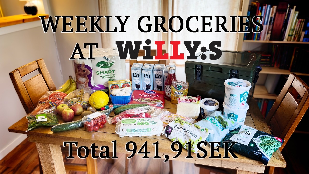#096 | Weekly Groceries in Sweden. How Cheap is Willys?
