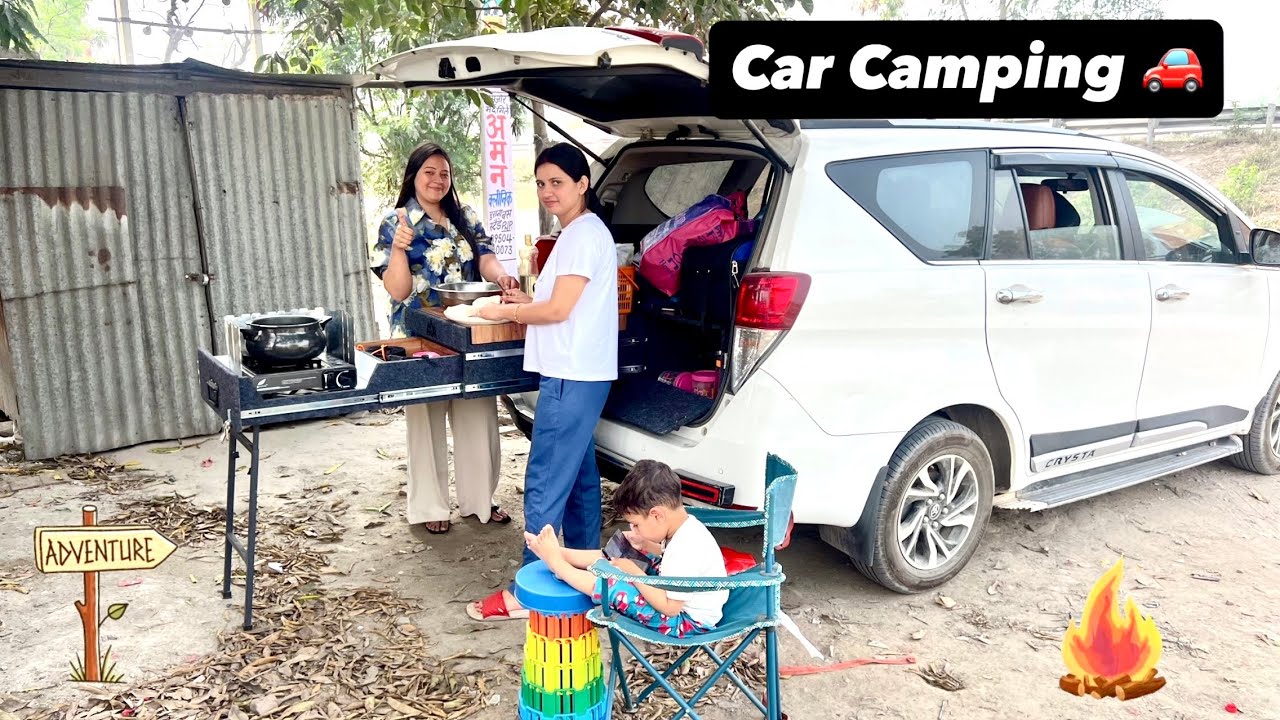 Day 4 | BACK TO HOME 🚗| HIGHWAY CAMPING 🏕️ #campingintherain #campervanindia #moterhome #camping 