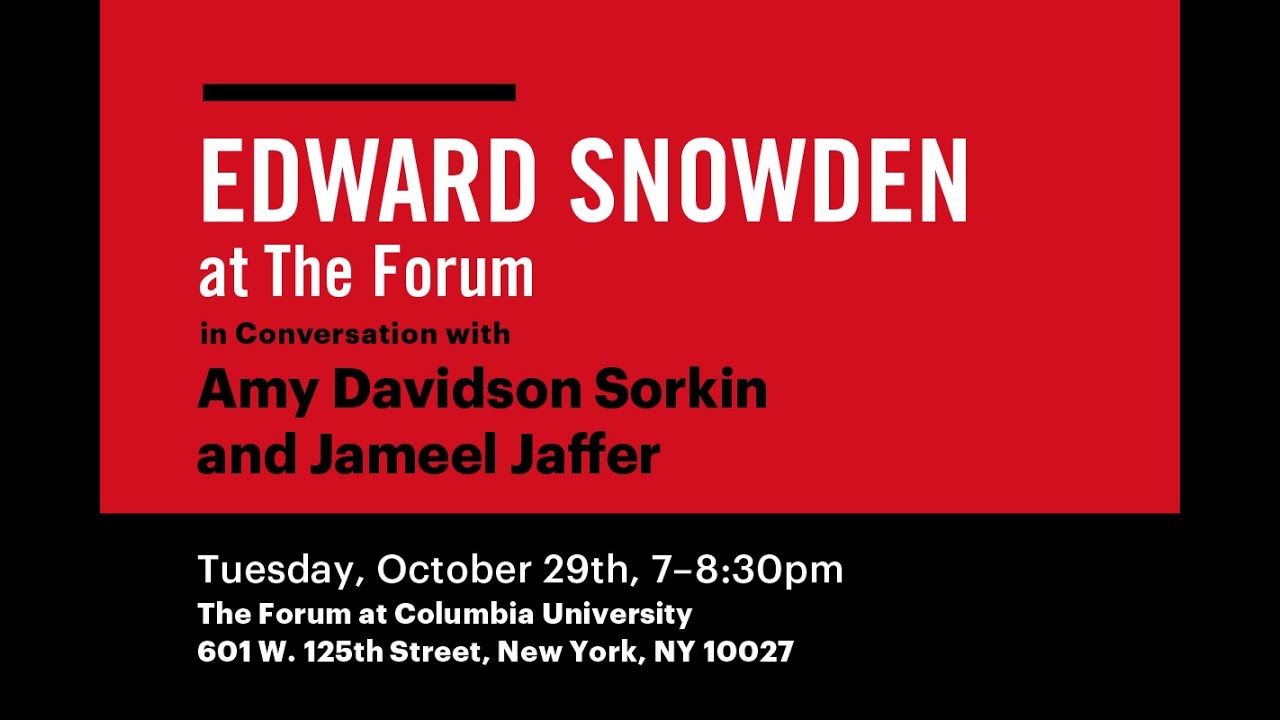 A Conversation with Edward Snowden