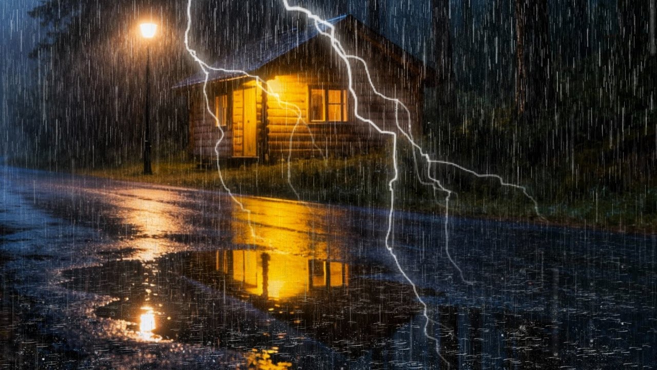 Heavy Rain and Thunder for Relaxation: Soothing Storm Sounds to Reduce Stress and Calm Anxiety