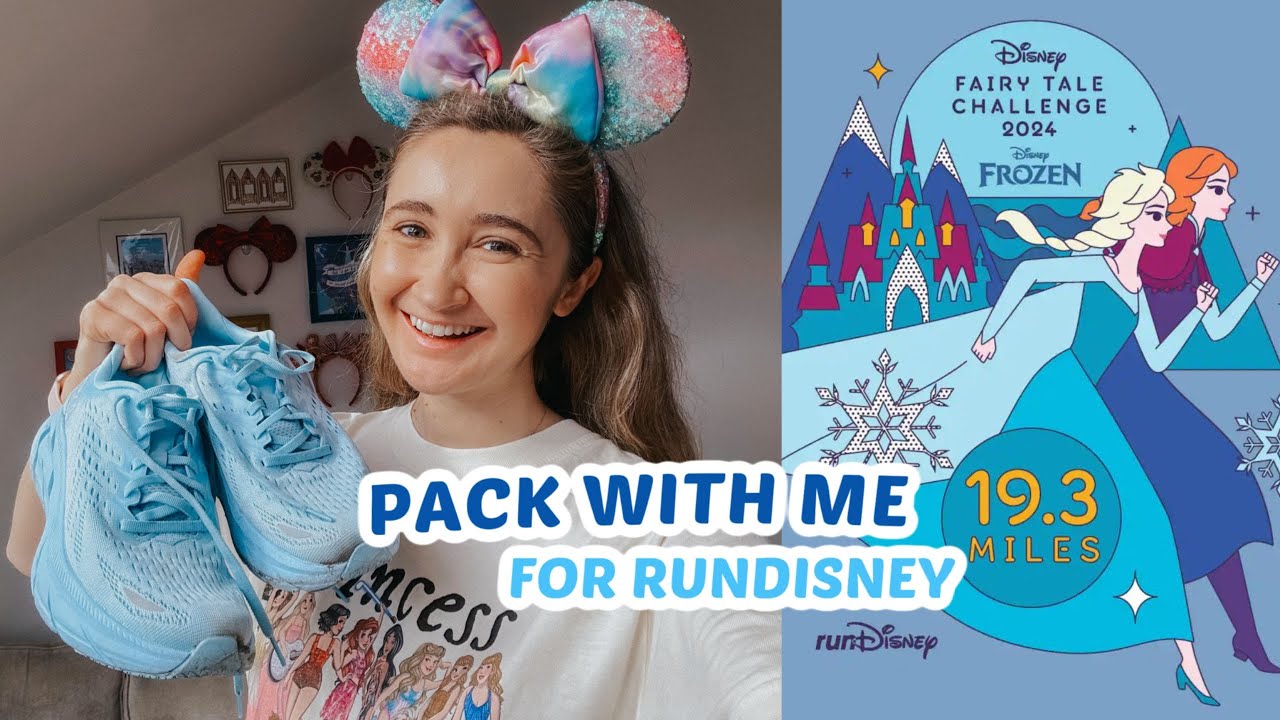 ☆ pack with me for rundisney princess half marathon weekend 2024 ☆