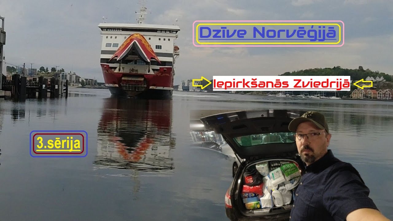 Dzīve Norvēģijā [3.sērija] Veikali un Zviedrija