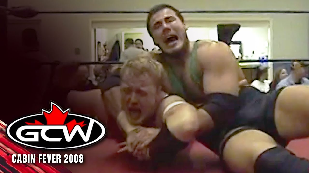 Crazzy Steve & Josh Alexander vs Davis Brothers (Andrew & Bruno) | Cabin Fever 2008 | GCW 02/21/2008