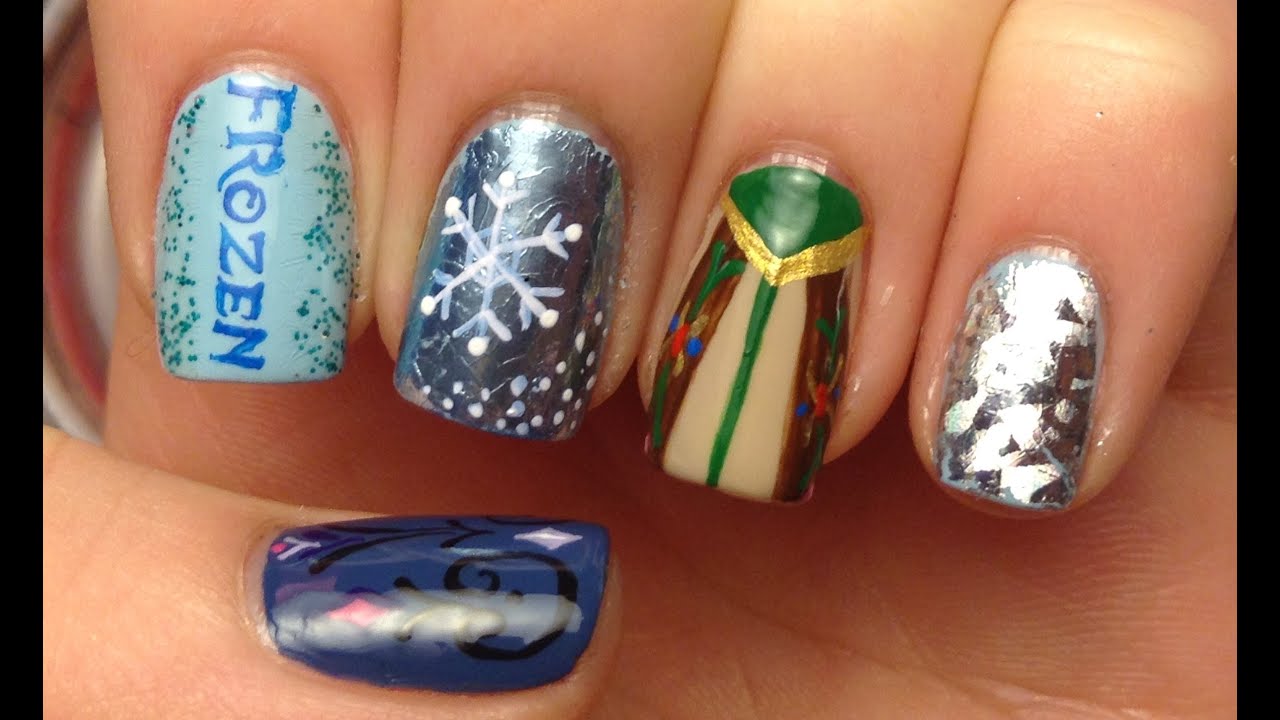 Frozen Nail Art Tutorial (REQUEST)