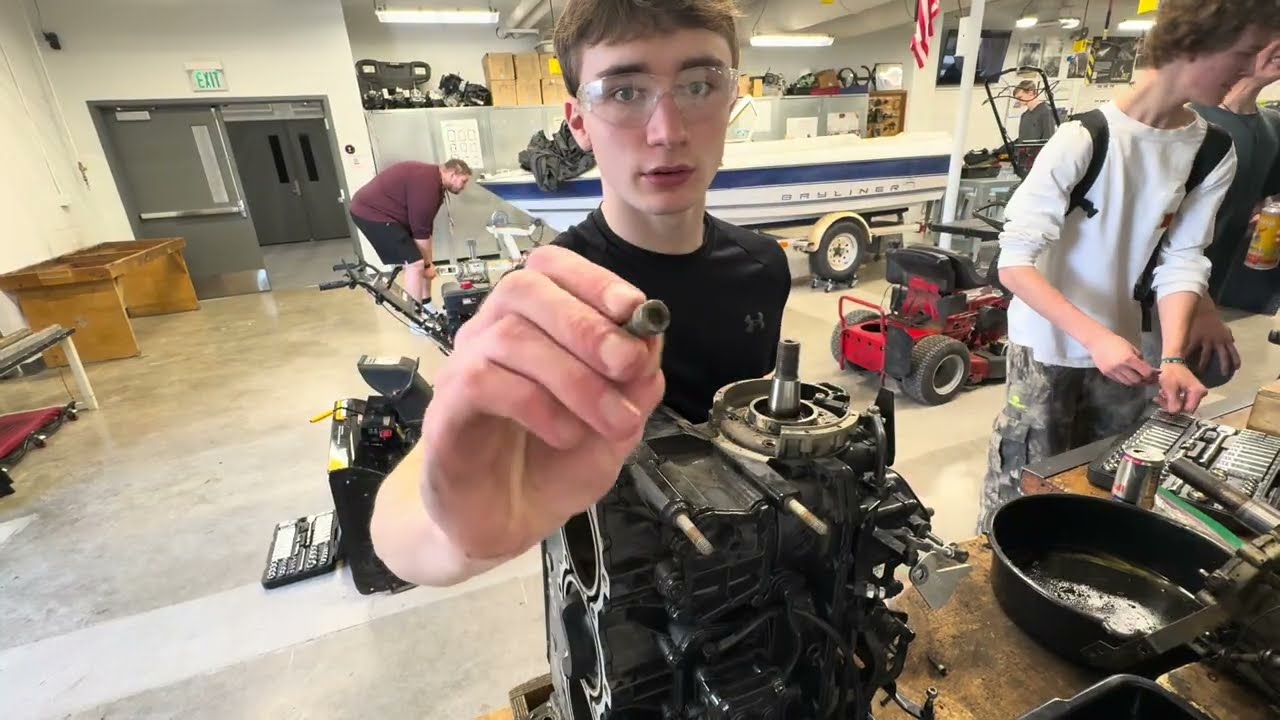 Continuing to tear down the Mercury Force 70 1/28/26