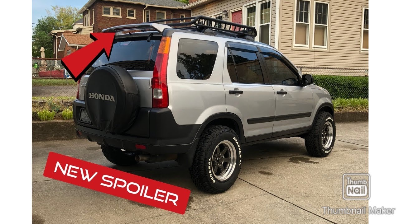 Lifted Honda CRV Spoiler/Wing