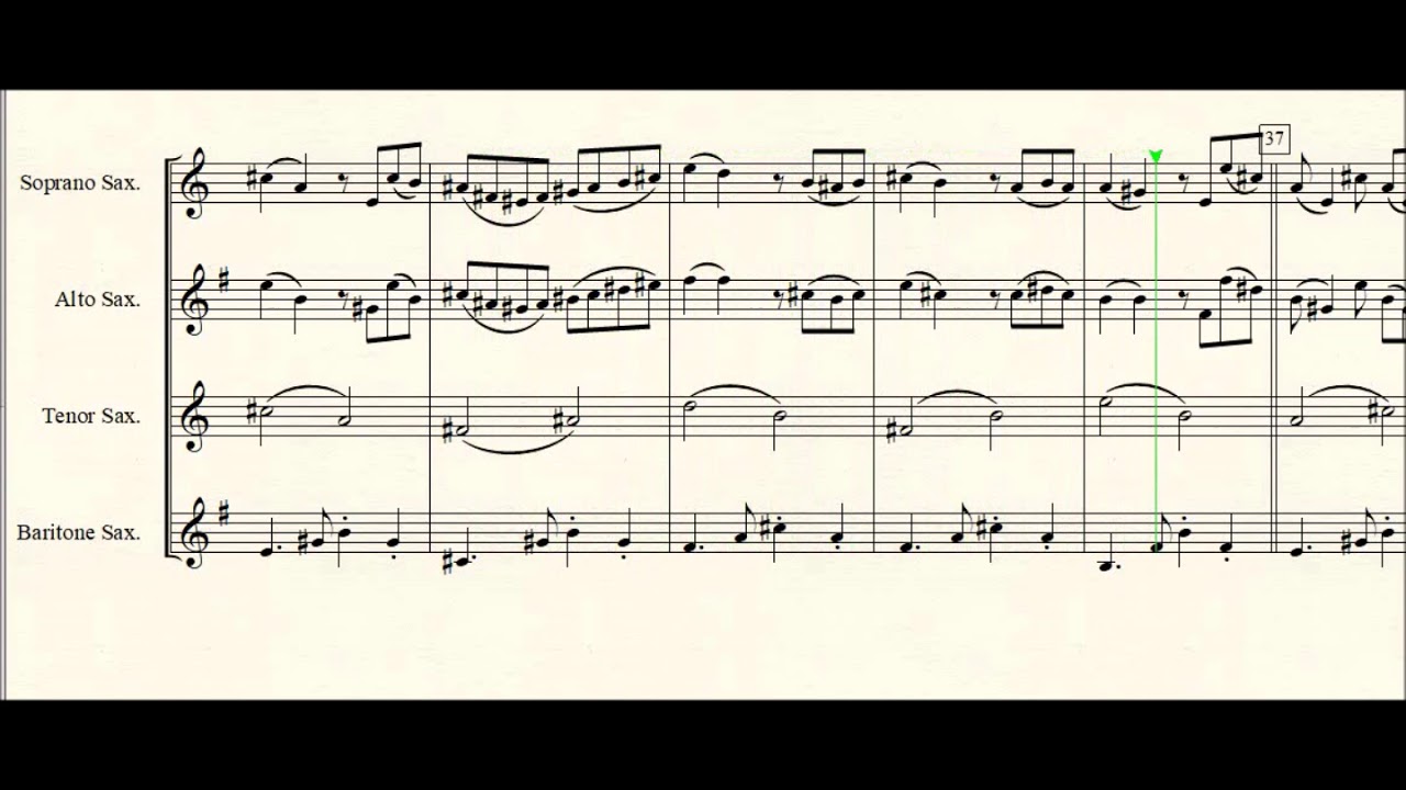 El Choclo for Saxophone quartet
