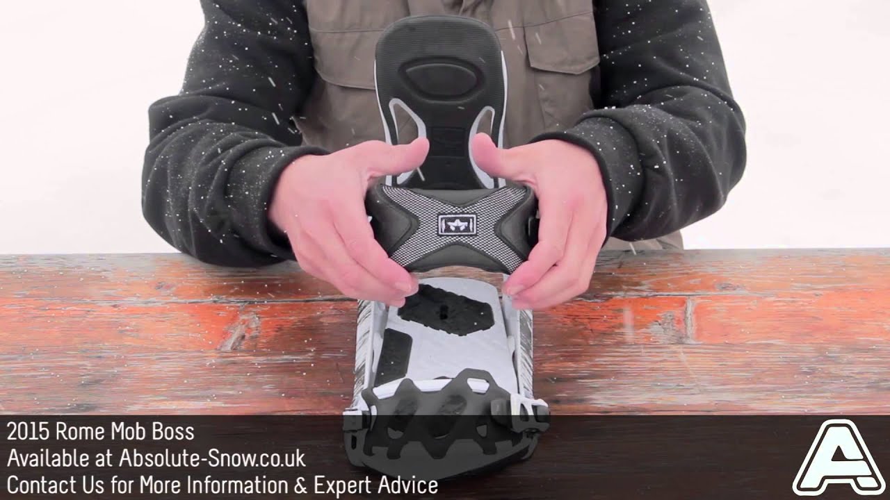 2014 / 2015 | Rome Mob Boss Snowboard Bindings | Video Review