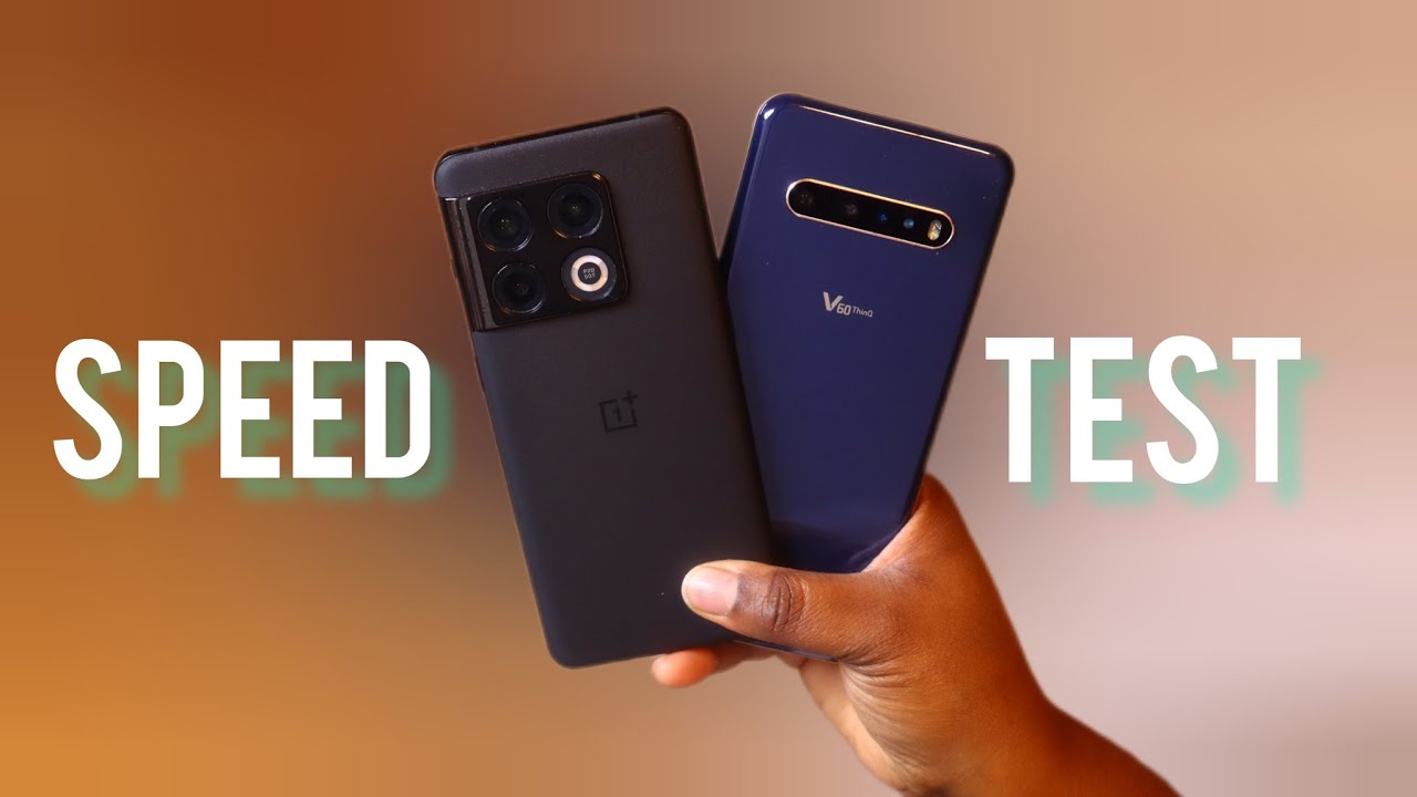 OnePlus 10pro VS Lg V60 Speed Test