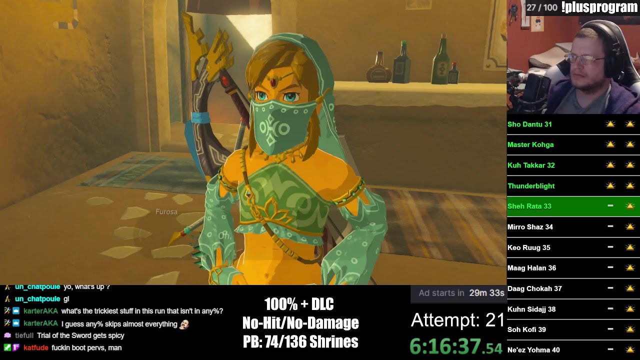 BotW 100%+DLC No-Hit/No-Damage Attempt #21!