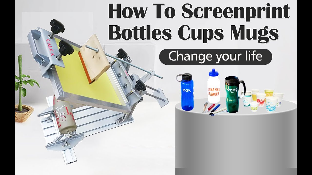 The Operation Video for Manual Cylindrical Screen Printing Presses
