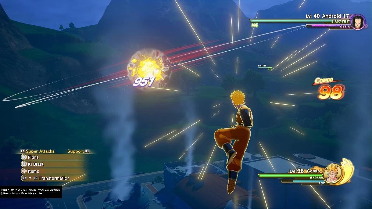 Gohan's sacrifice