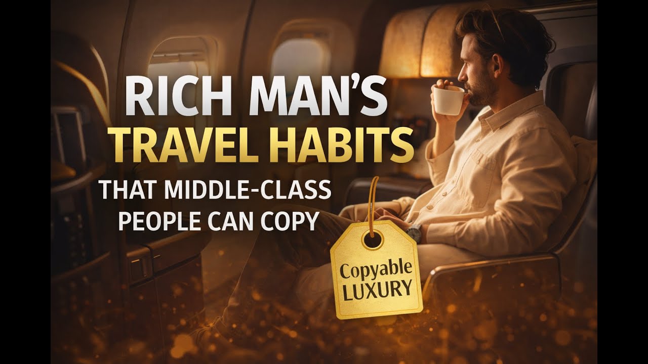 Travel Like the Rich Without Being Rich ✈️ (Smart Luxury Habits Explained)