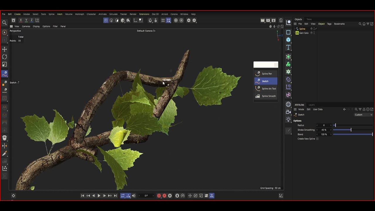 Gain  solo Plugin prototype c4d R25