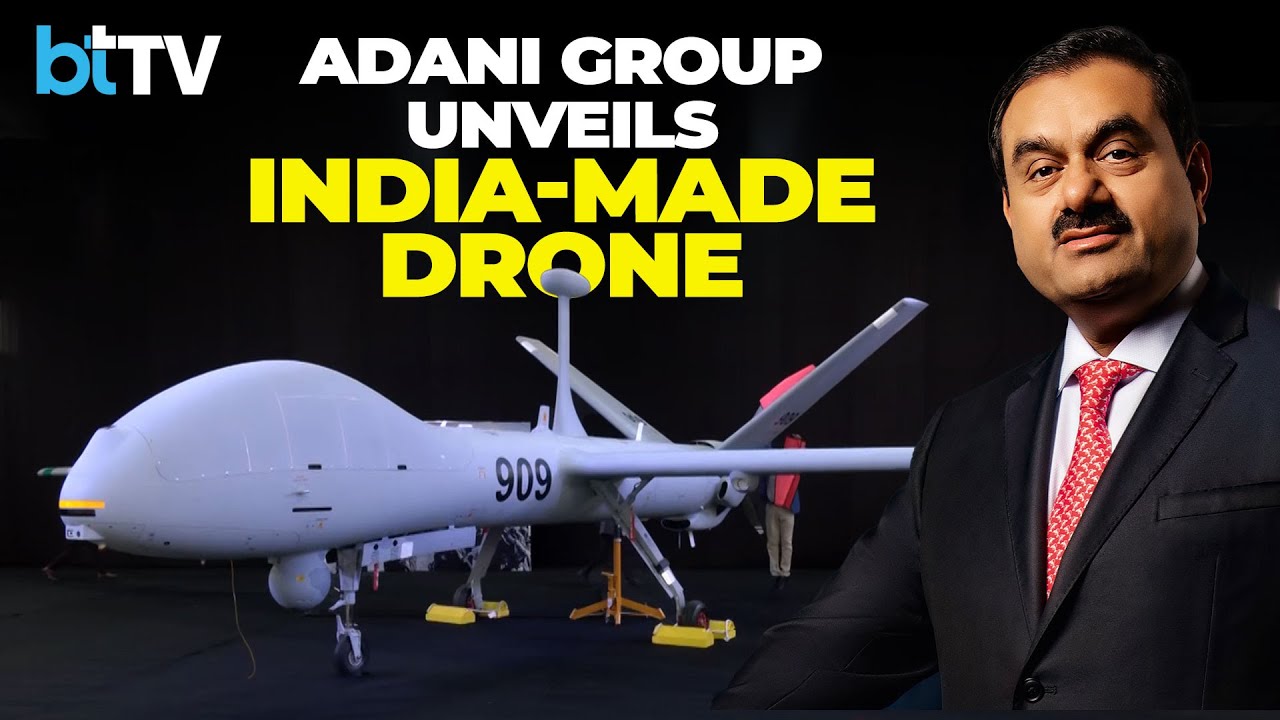 Adani Group Unveils India's First Medium Altitude, Long Endurance Drone