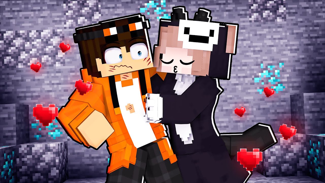 A GATA NEGRA BEIJOU o STHAN no Minecraft!