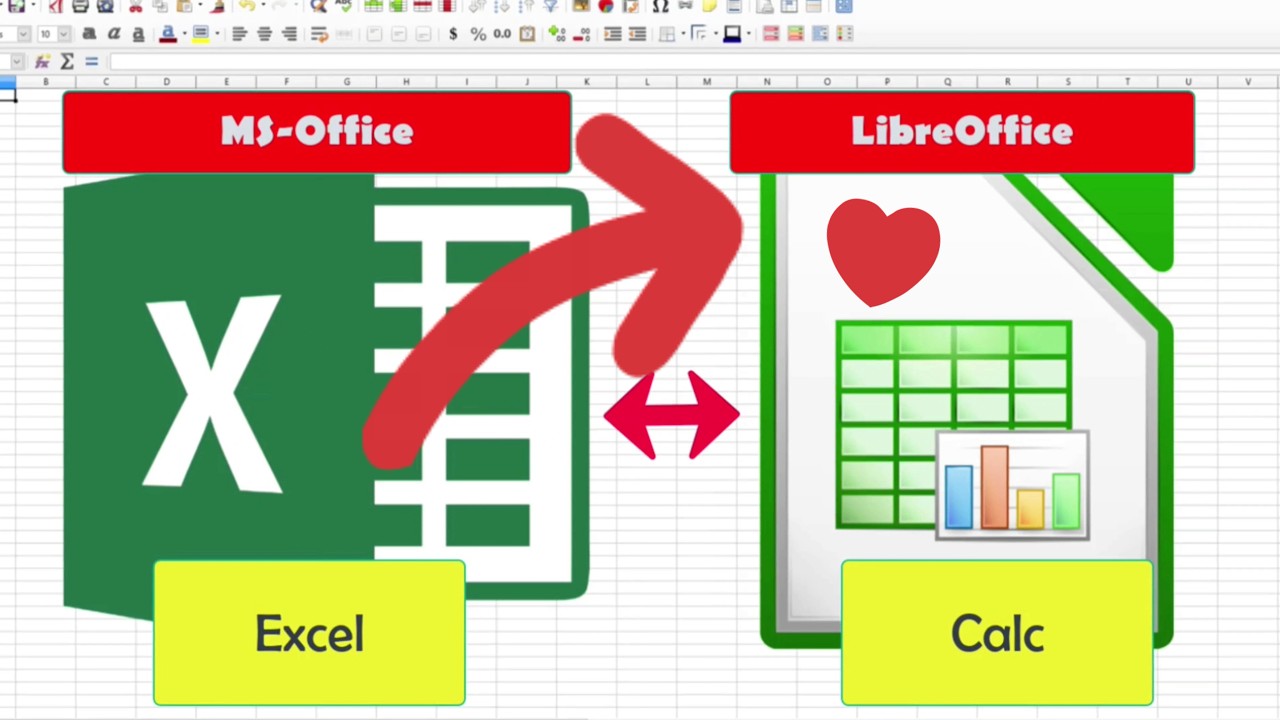 Découvrons l'Interface LibreOffice Calc