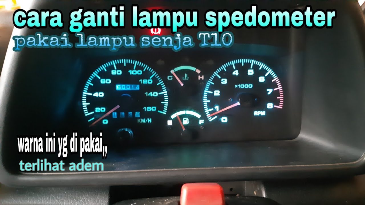 Cara mudah ganti lampu spedometer mobil || suzuki Escudo jlx