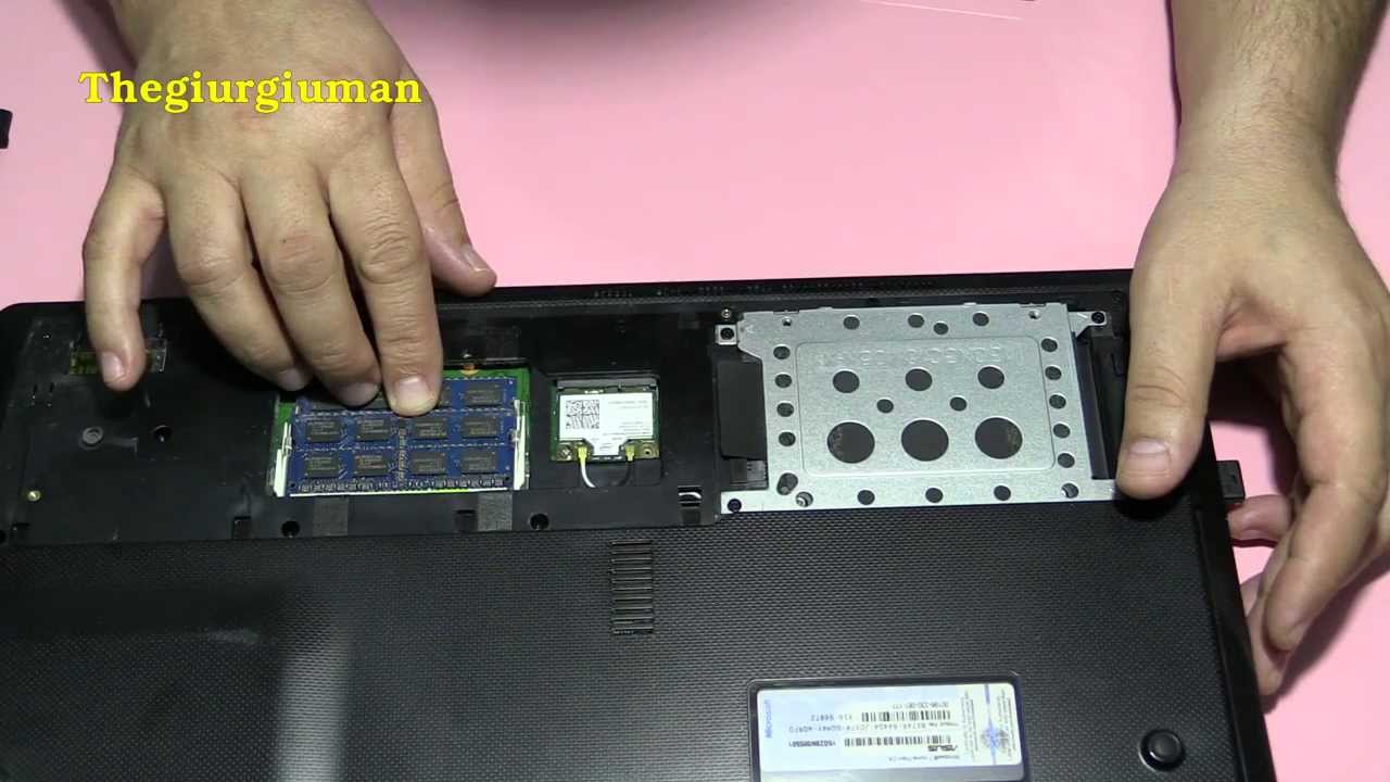 How to change HDD with SSD on Asus laptop