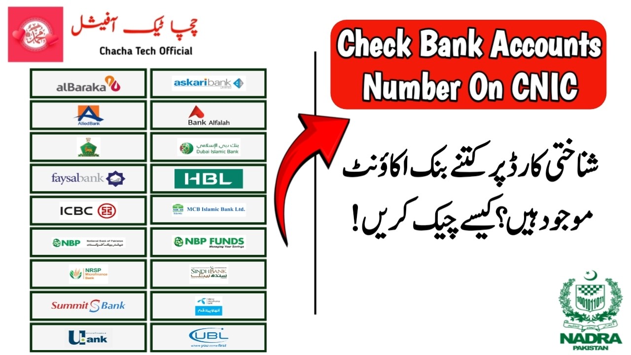 How to Check All Bank Accounts on CNIC in Pakistan | Bank Statement & Account Details Guide 2026