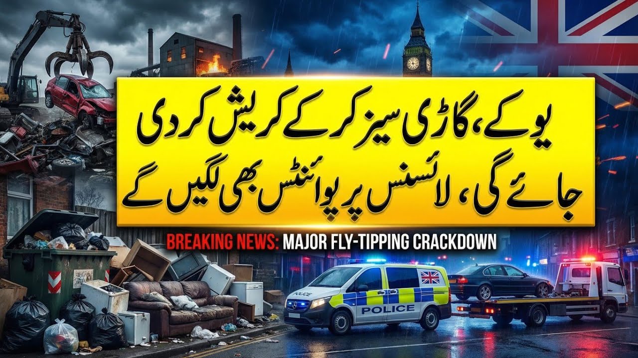 UK Drivers Beware! Licence Points & Car Crushing for Fly-Tipping | New Law Explained