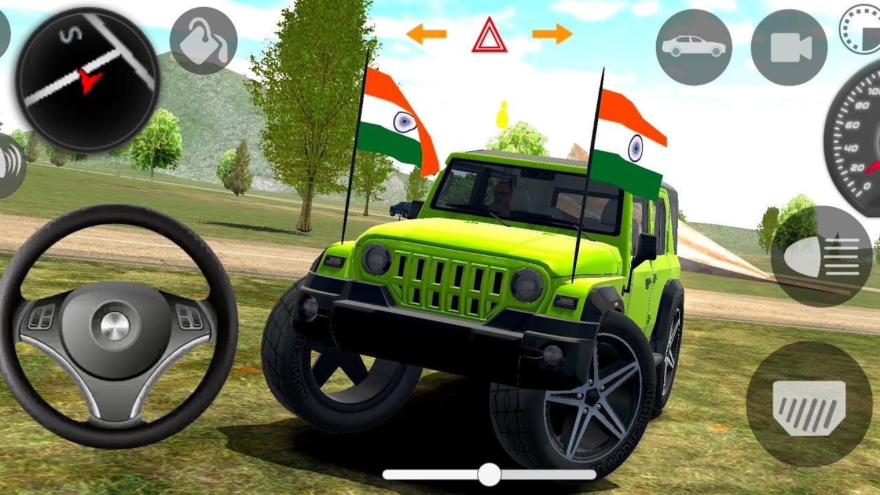 Modified Mahindra Thar😈Games:Indian green Thar (Gadi Wala Games) Car Game Android Game - #2025