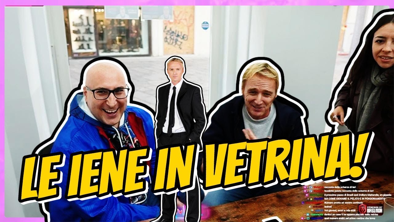 LE IENE FANNO UN BLITZ NELLA VETRINA DI DANKOL!